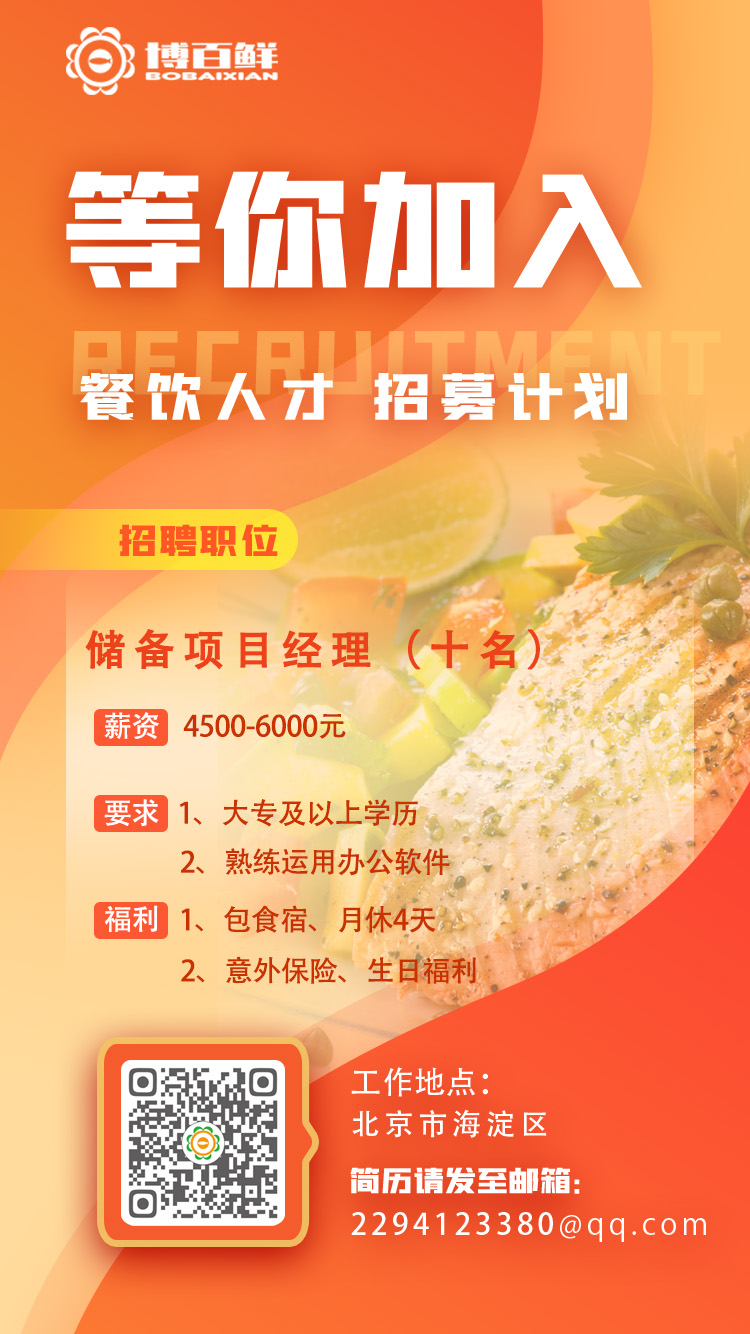 招聘海報(bào)